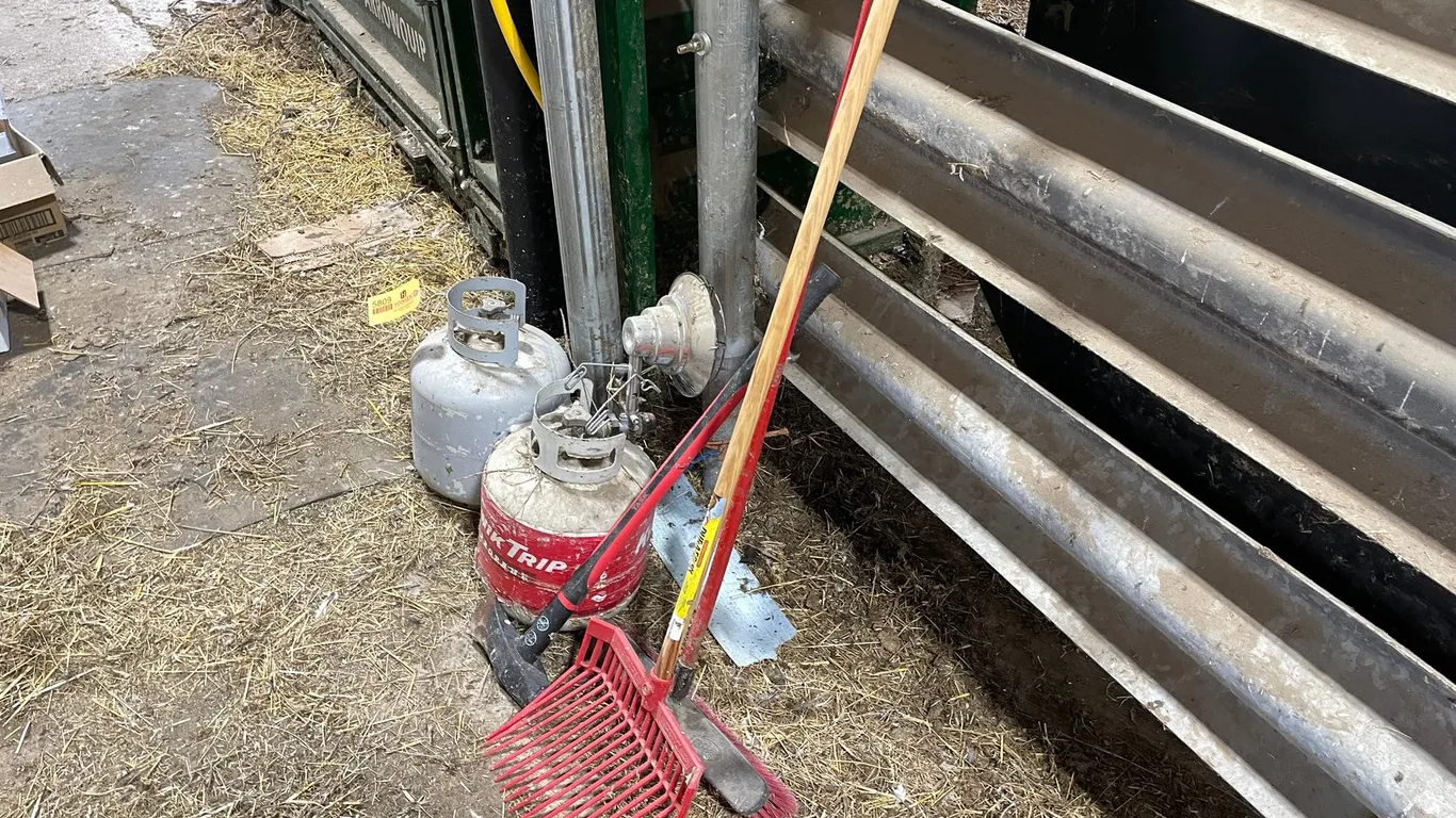 (2) Propane Tanks and Handled Tools