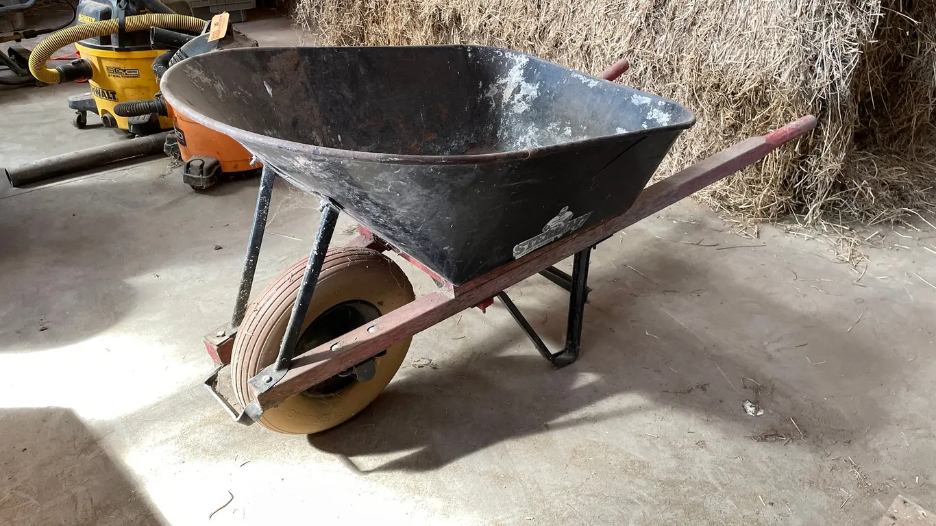 Metal Tub Wheel Barrow
