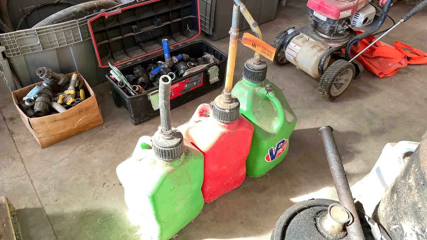 (3) 5-Gallon Gas Cans