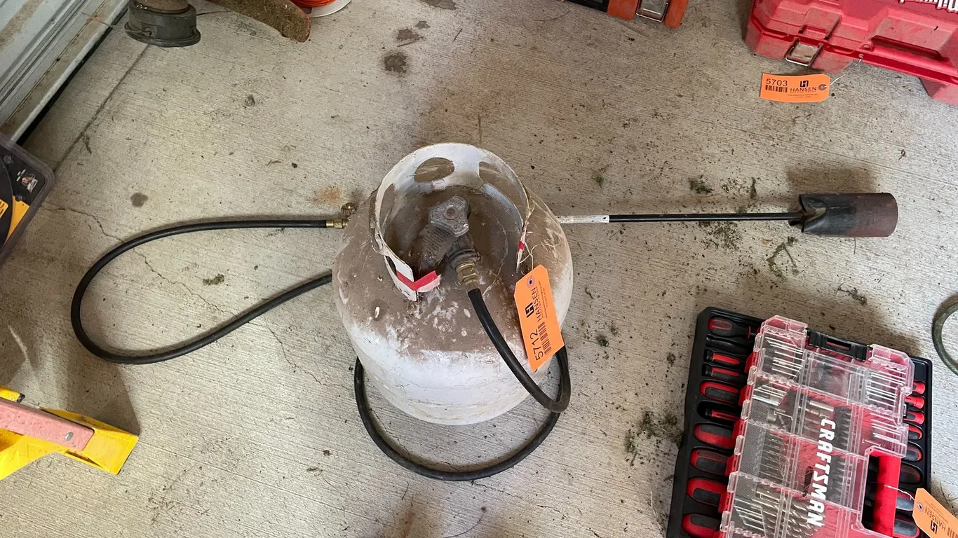 Propane Tank and Weed Burner Torch