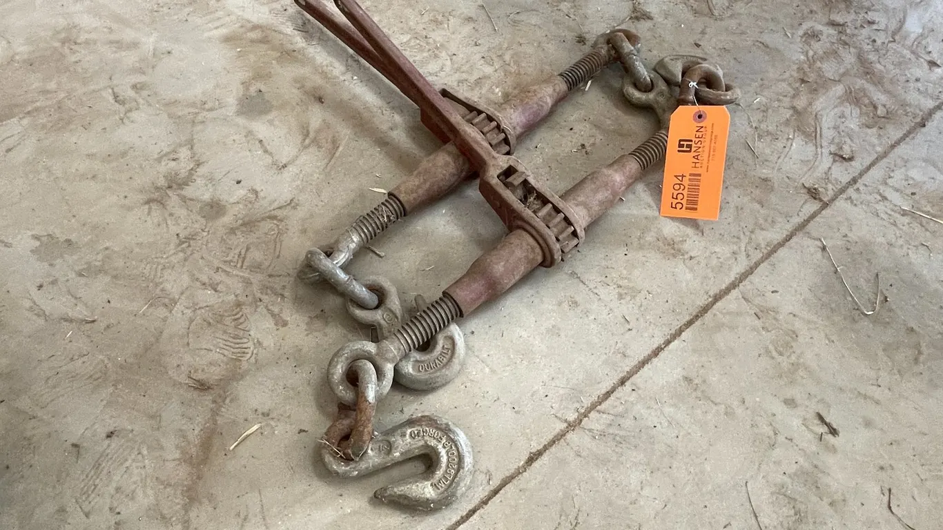 (2) Ratcheting Chain Binders
