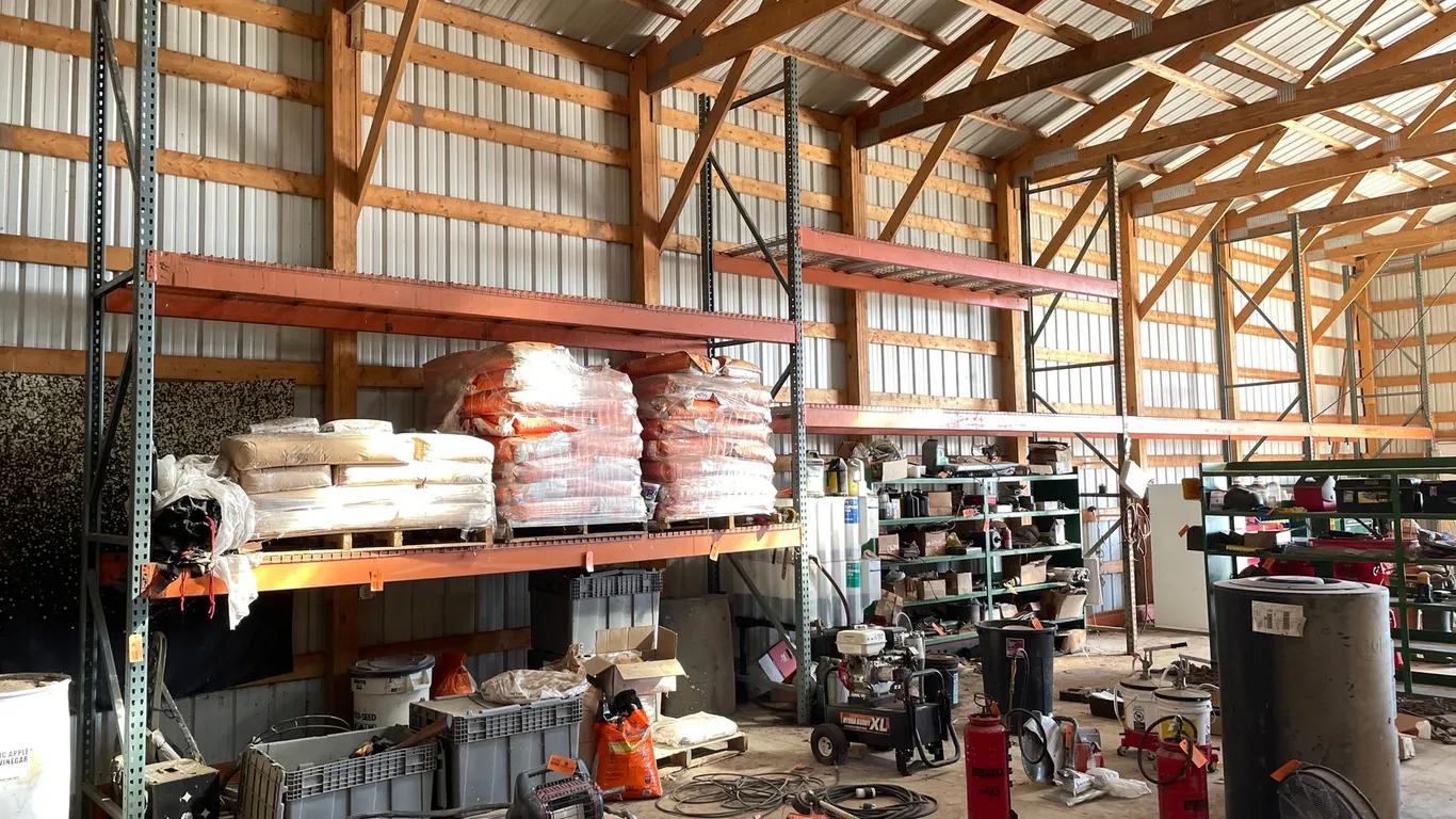 (4) Sections of Pallet Racking