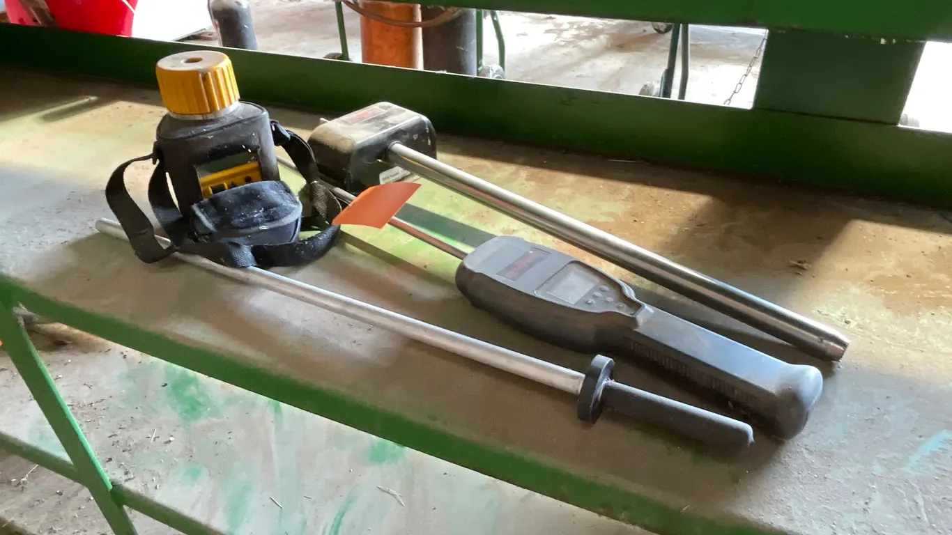 Lot of Grain Moisture Testing Equipment