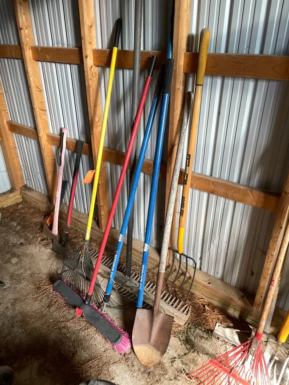 Assortment of Handled Tools