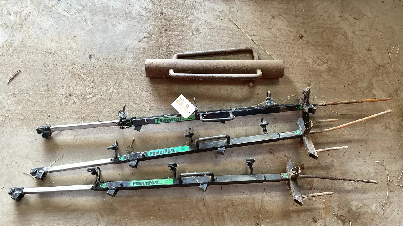 (3) Power Post and Fence Post Pounder