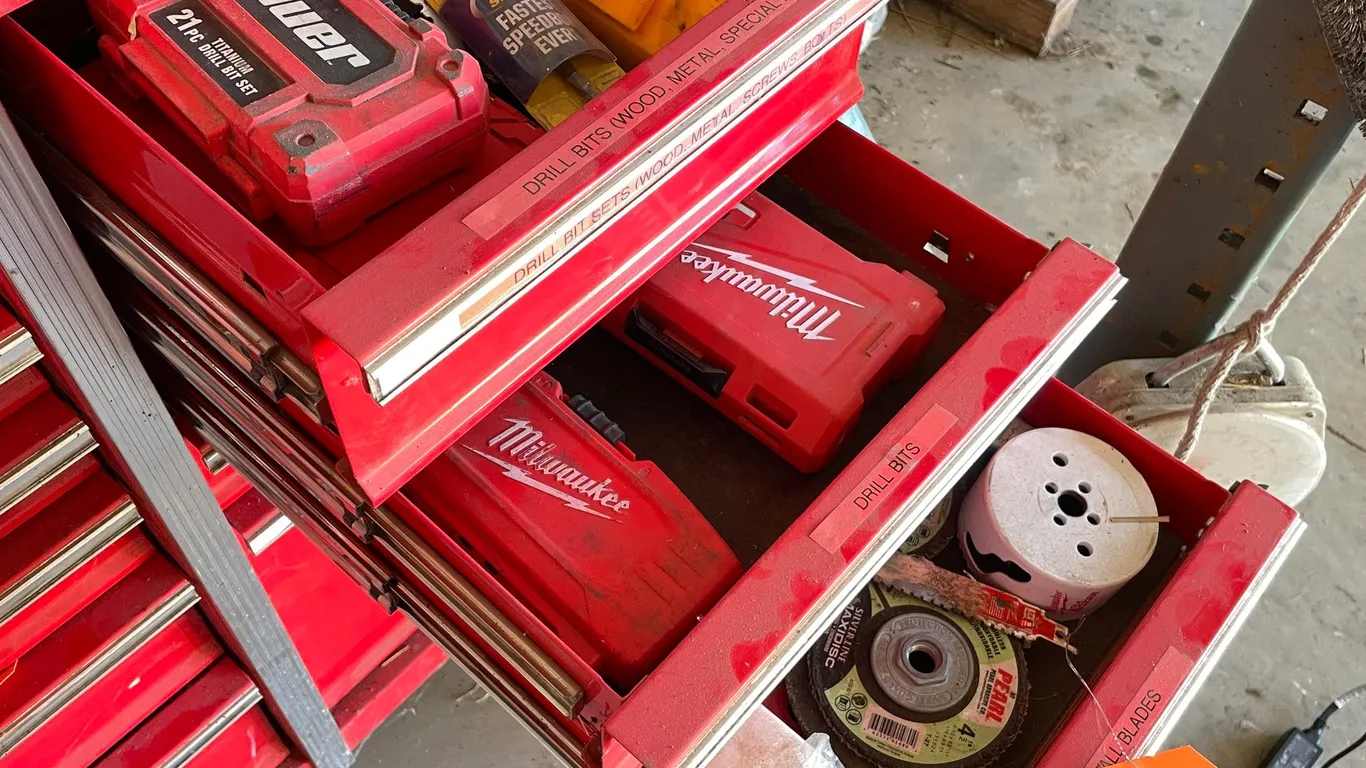 (3) Drawers of Shop Tools