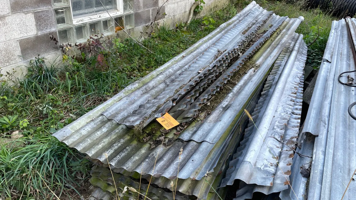 Pallet of Corrugated Steel