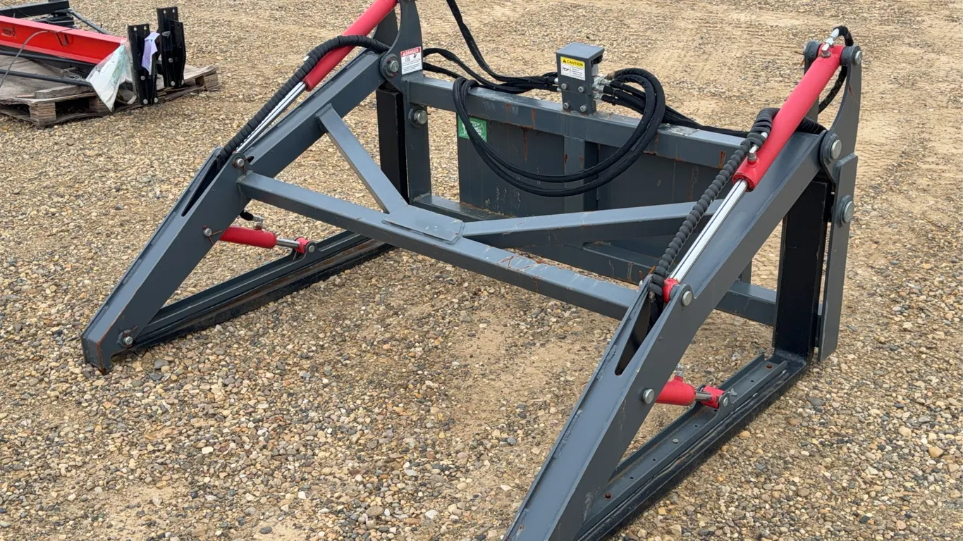 48 IN. Raytree Hydraulic Skid Steer Grapple Forks