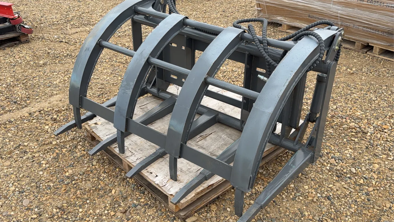 56 IN. Root Rake Hydraulic Skid Steer Grapple