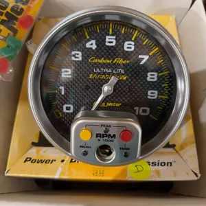 Auto Meter Carbon Fiber Electric Tachometer