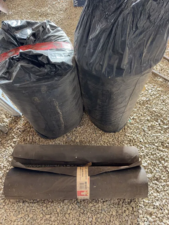 1 plus 1/2 Rolls Foam Underlayment and Roofing Felt