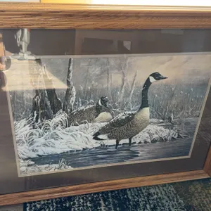 Carol Decker Print Canada Geese 109/3500 Framed