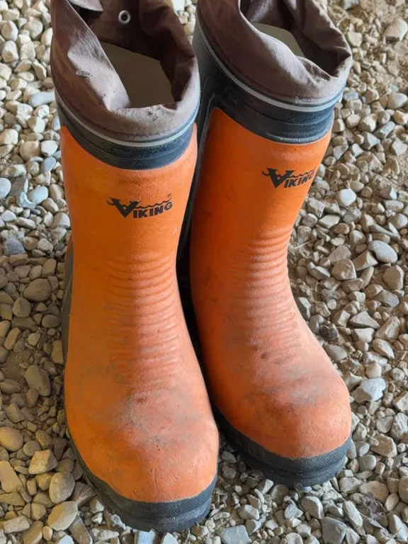 Viking VW 58 Bushwhacker Rubber Boots US 10 Protective toe for chainsaw use