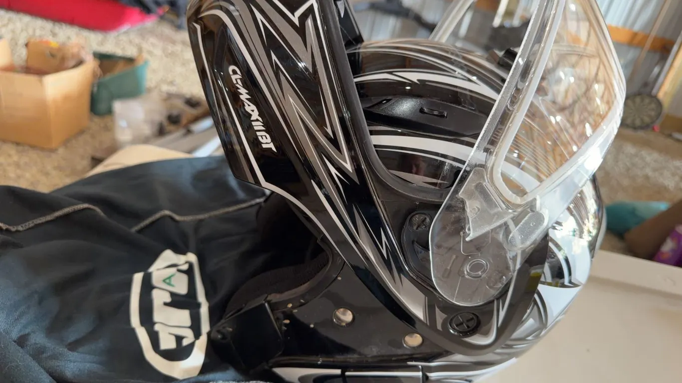 HJC CL-Max II XL Motorcycle Helmet Black White