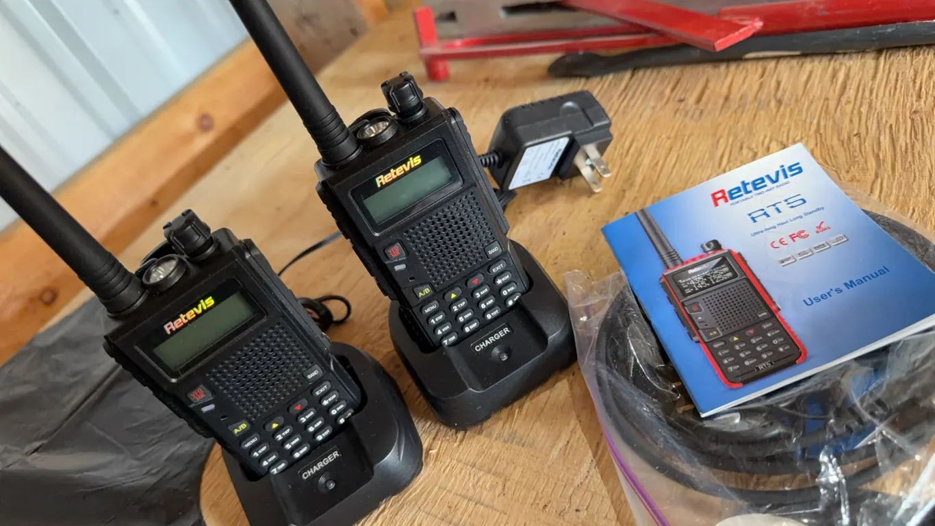 Retevis RT5 Two-Way Radios with Accessories