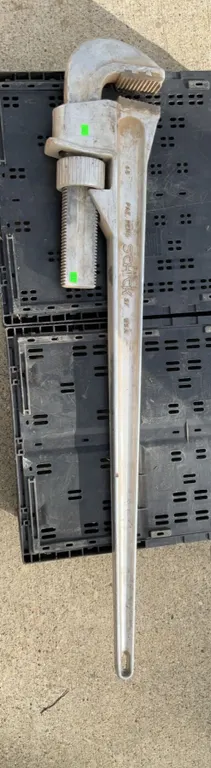 Schick 48-Inch Aluminum Pipe Wrench, Pat. Pending, Made in USA