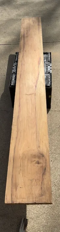 Two Matching Hardwood Boards, 1" x 10.5" x 8', Hickory/Pecan or Possibly Oak