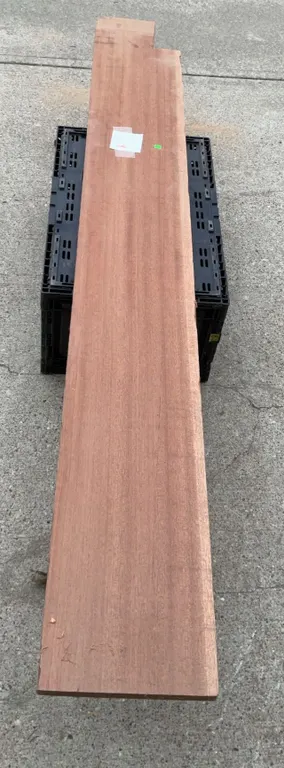 African Cherry Wood Board, 9 3/4" x 1" x 6' 2"