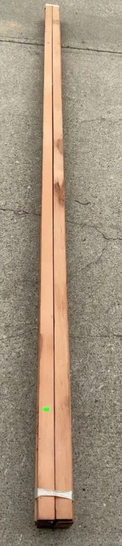 Bundle of 1.5 x 0.75 x 9 Foot Cherry Wood Boards, 10 Boards Per Bundle