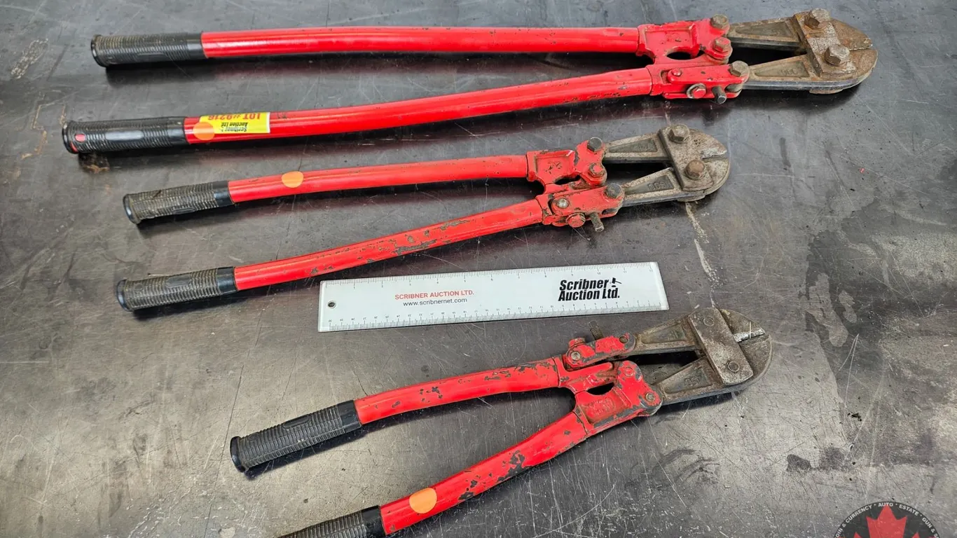 Assorted Heavy-Duty Bolt Cutters