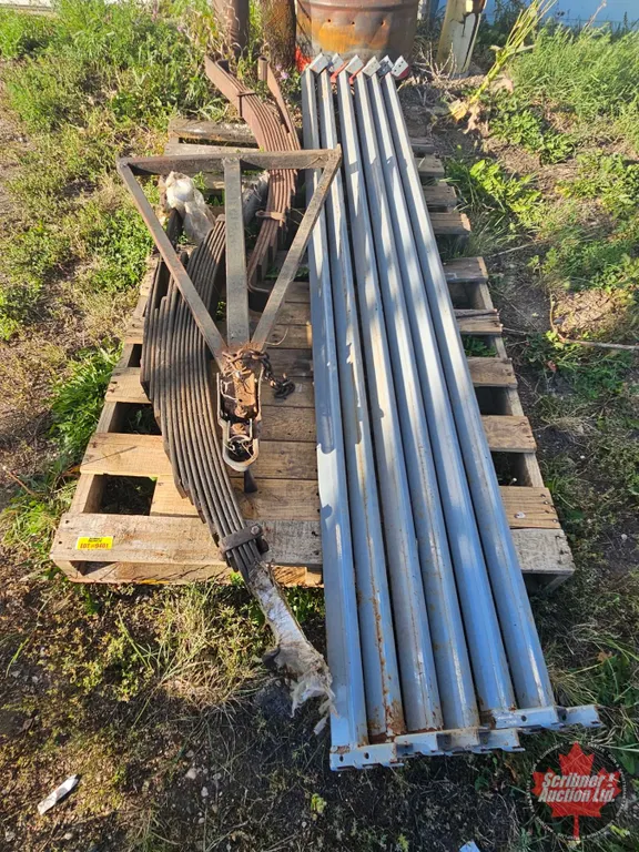 Pallet Lot : Truckleaf Springs / Pallet Racking Beams & Tow Bar