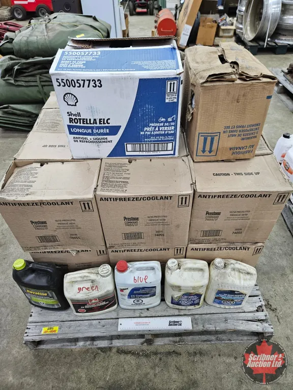 Pallet Lot : Bulk Antifreeze Coolant (Recycled/Reconditioned)
