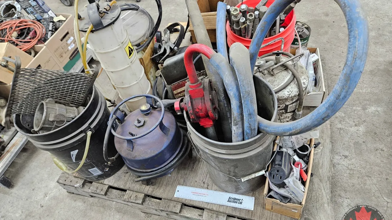 Assorted Fluid Transfer Equipment & Shop Tools (Pallet Lot)