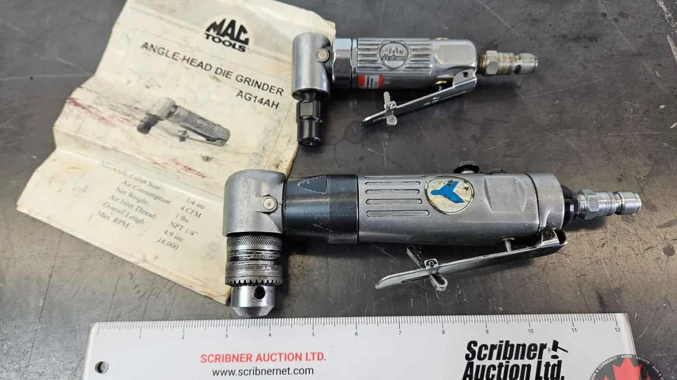 MAC Tools Pneumatic Angle Die Grinder & Right Angle Drill