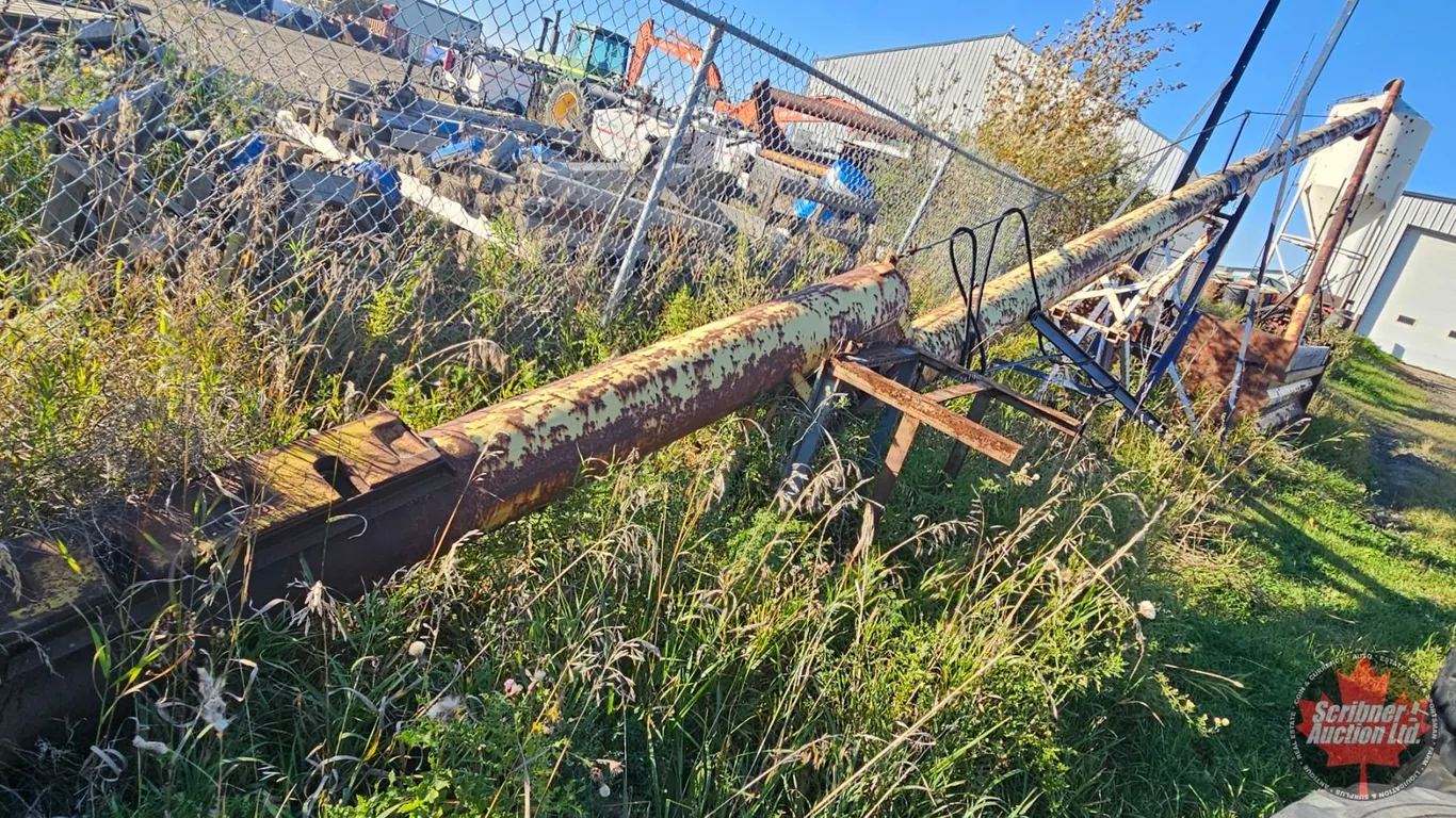 Bergun 10" Grain Auger on Wheeled Frame for Scrap or Salvage (60ft)