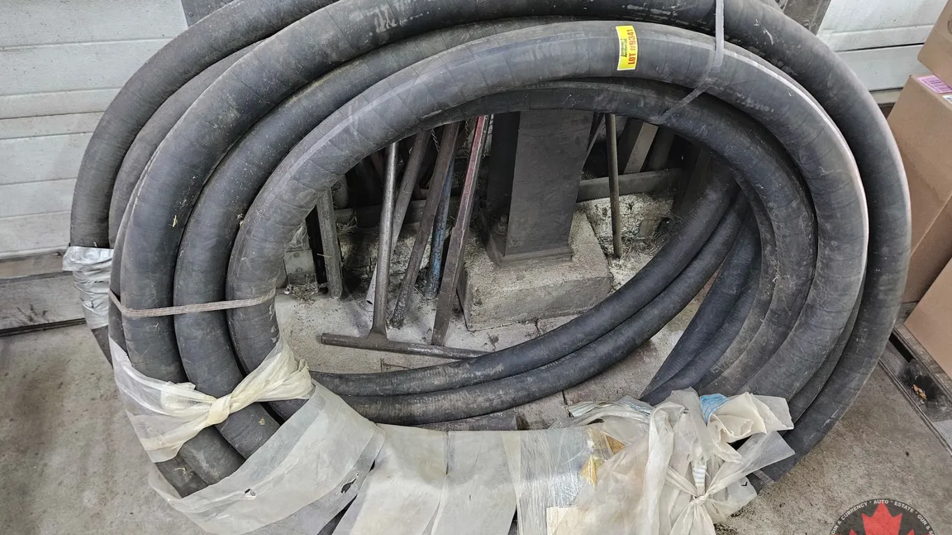 3" Diameter Reinforced Rubber Hose Coil