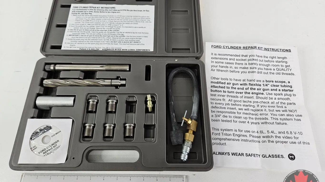 MTN9200 Ford Spark Plug Rethreading Kit