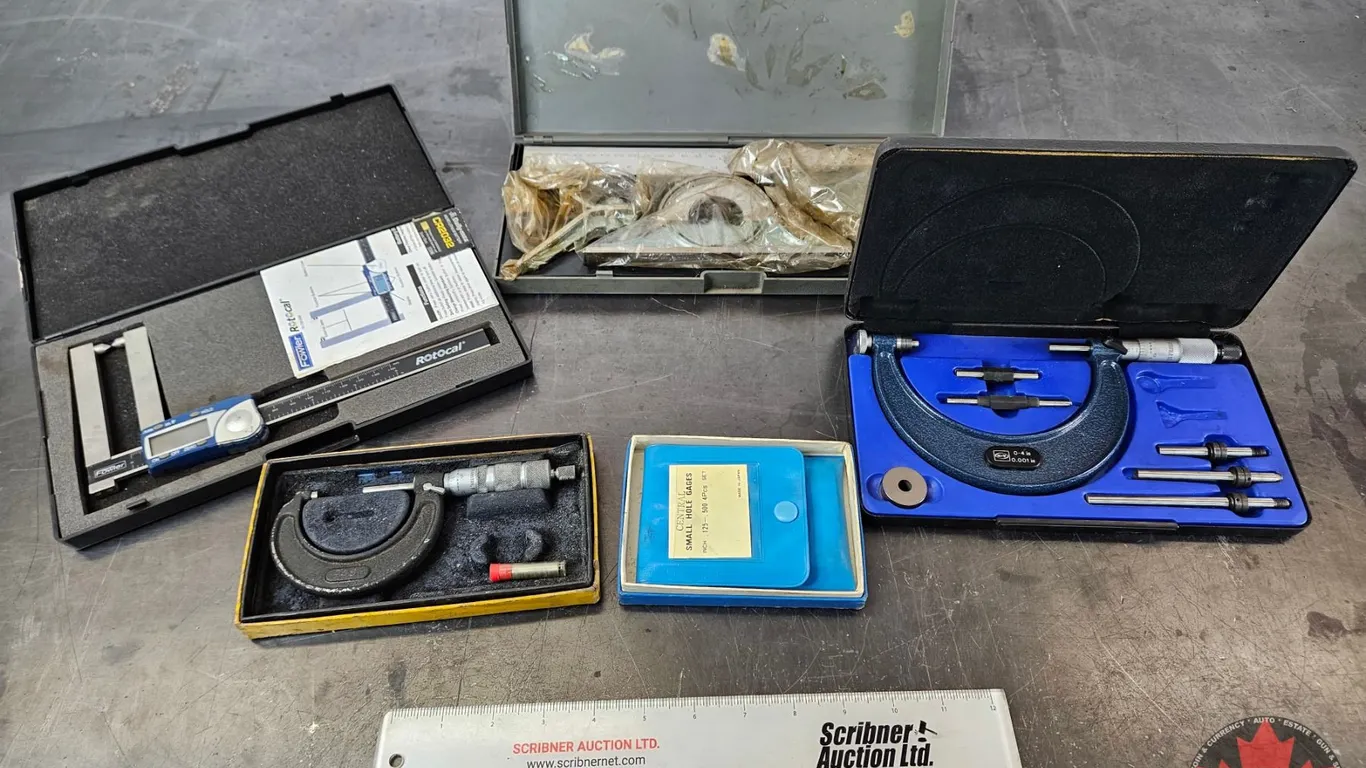 Assorted Precision Measuring Tools