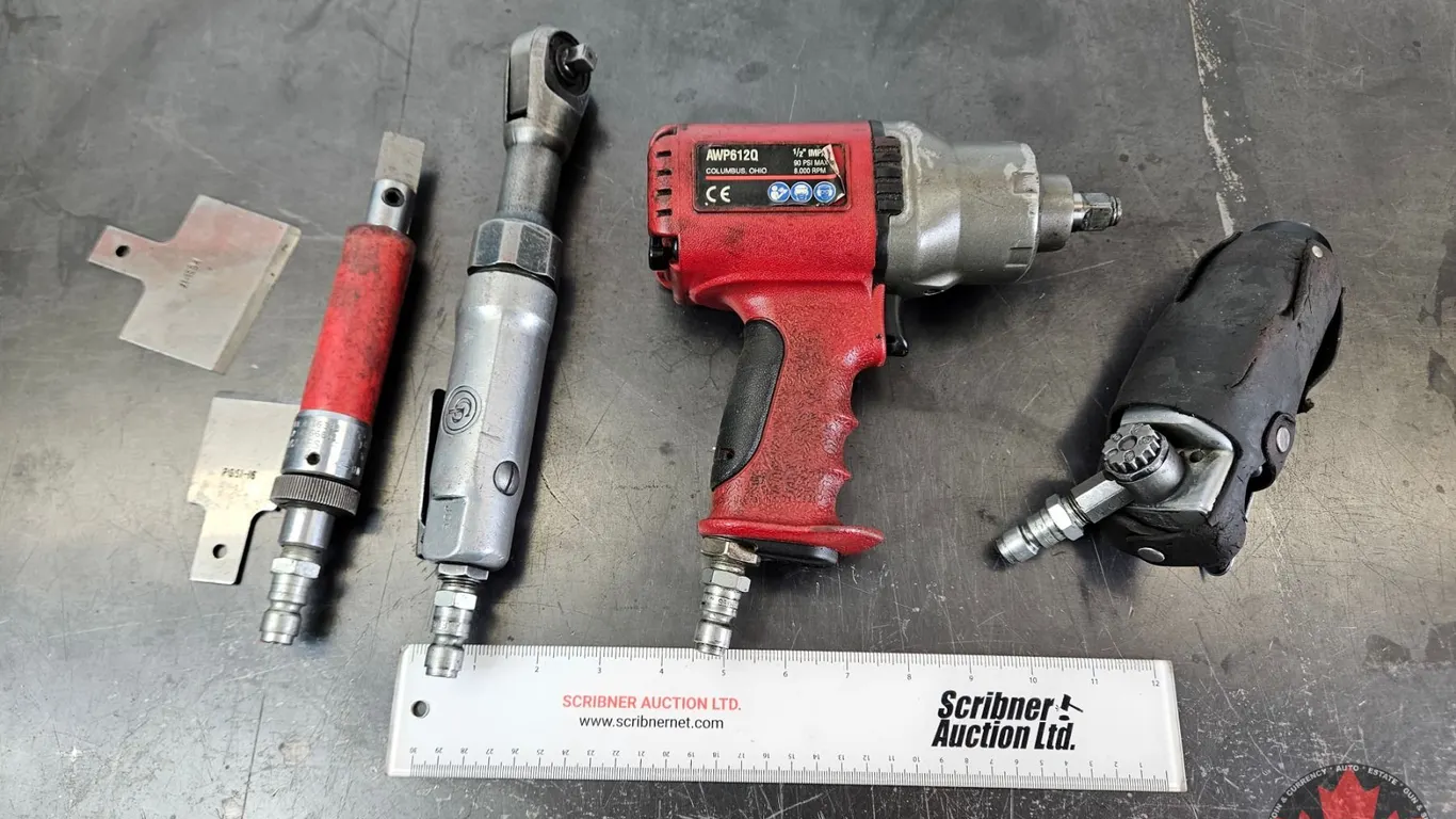 Assorted Pneumatic Shop Tools