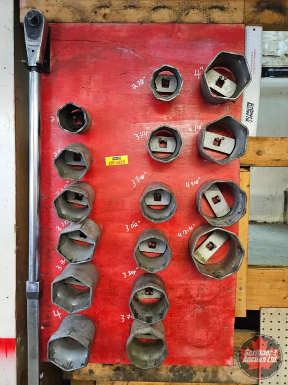 Large Axle Nut Sockets, Snap-On Torque Wrench