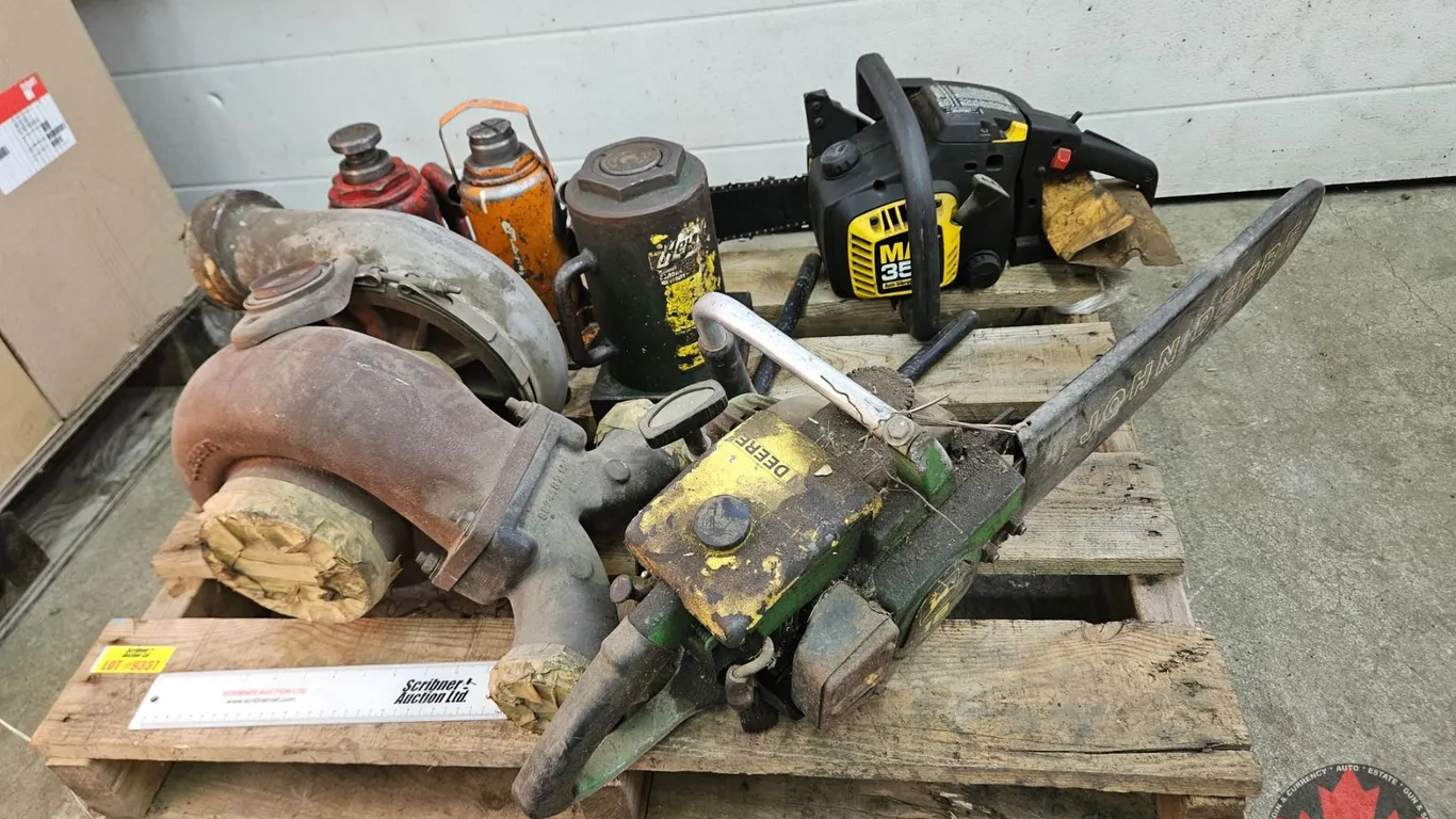 Chainsaws, Turbocharger & Bottle Jacks