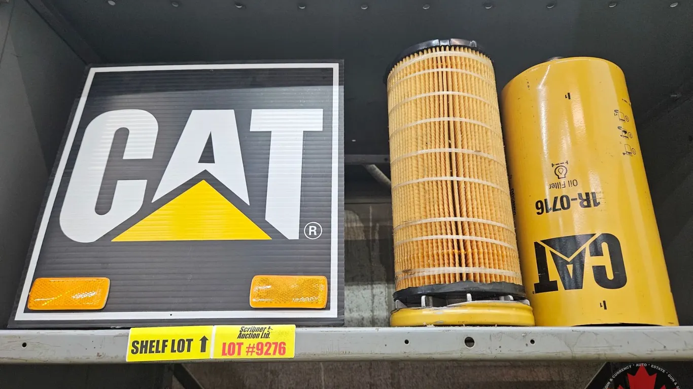 Collector Combo : CAT Advertising Sign & Filter Display Sample