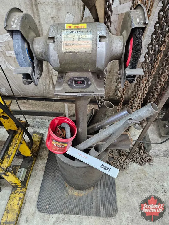 Advance 8-Inch Bench Grinder on Stand