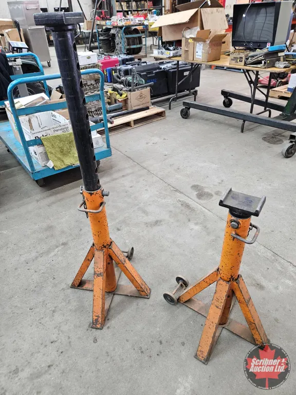 Adjustable Underhoist Support Stands – Pair