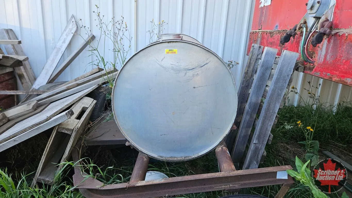 Old Sprayer Tank on Wheels with Hitch