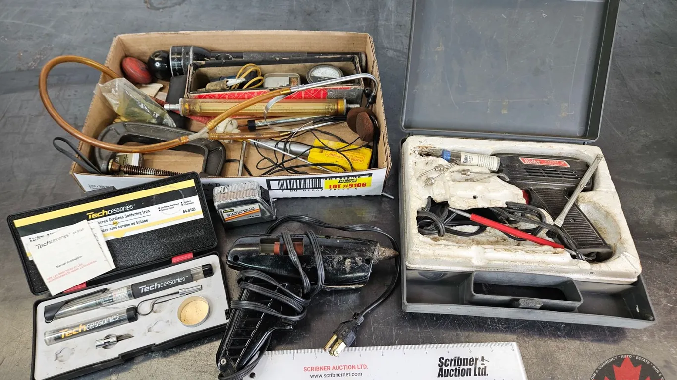 Assorted Soldering & Electrical Testing Tools