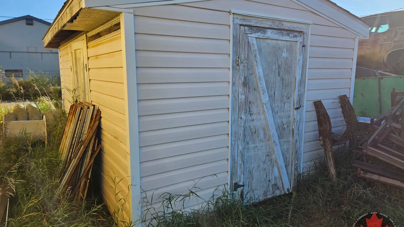 Wood Frame Storage Shed with Contents (10 ft x 14 ft )