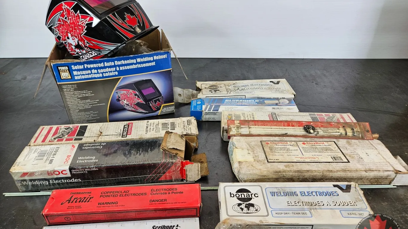 Auto-Darkening Welding Helmet & Electrodes