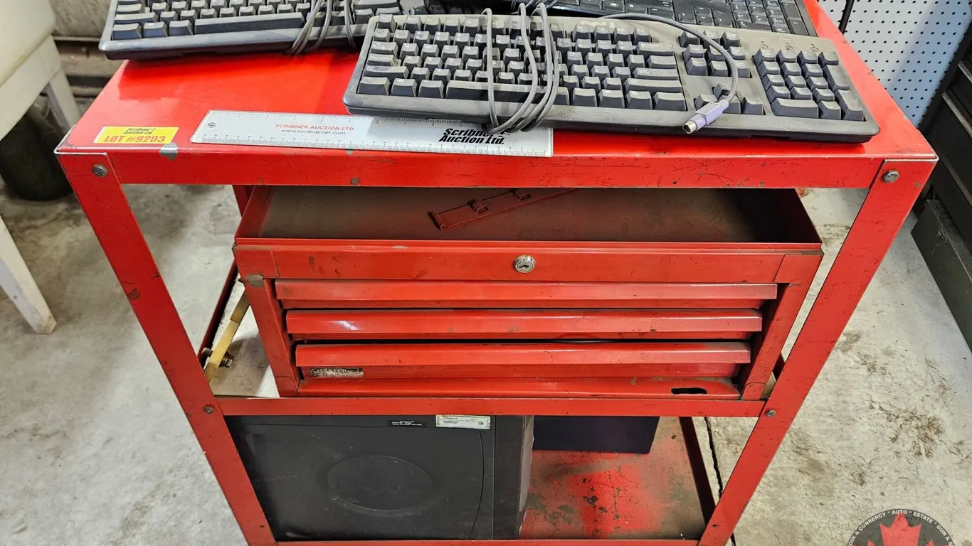 Rolling Computer Workstation & Computer Equipment