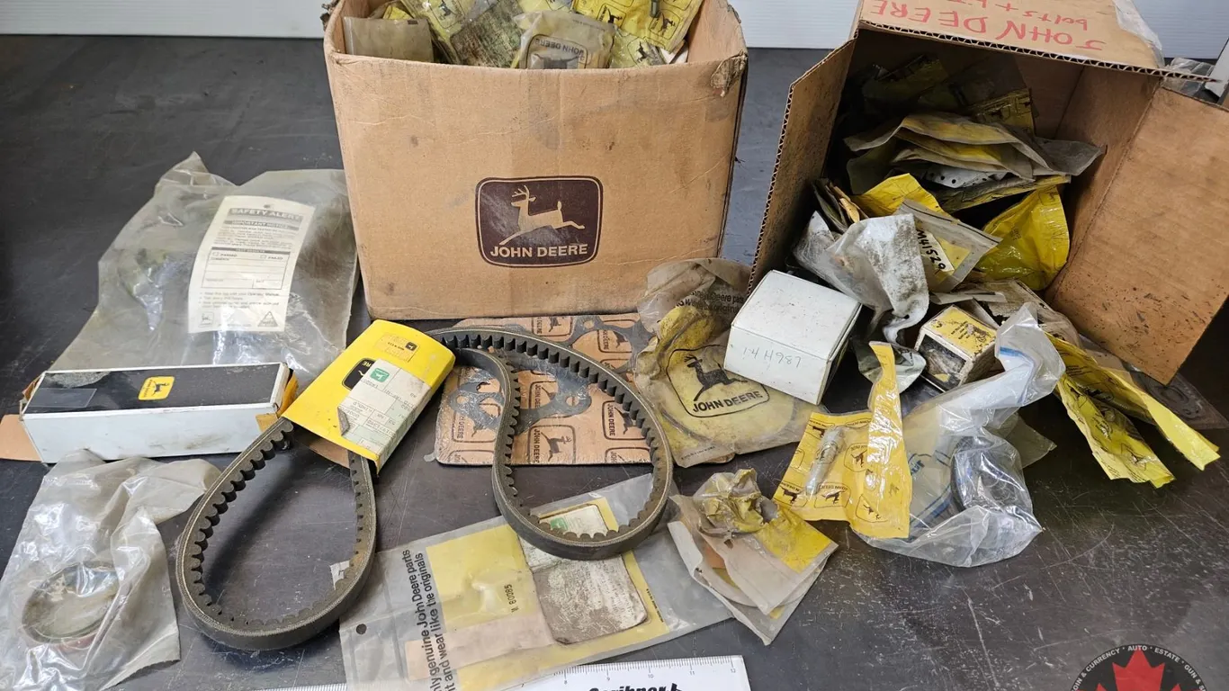 Assorted John Deere Parts & Belts