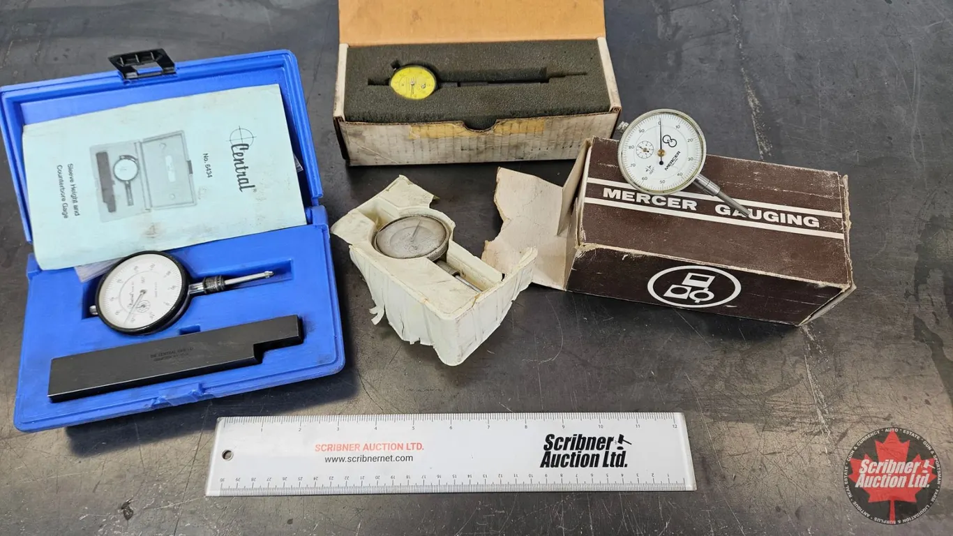 Assorted Dial Indicators & Gauges