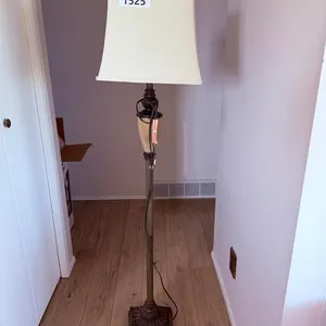 Decorative Floor Lamp (Approx. 61" Tall, Shade 14" Square)