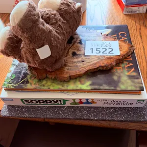 Cutting Board, Granite Serving Plaque, Canadian Wildlife Book, Game & Teddy Bear