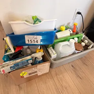 Assorted Lot of Cleaners and Household Products