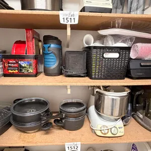 Contents of (2) Closet Shelves