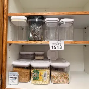 Storage Containers and Contents (Approx. 12 Assorted Size Containers)